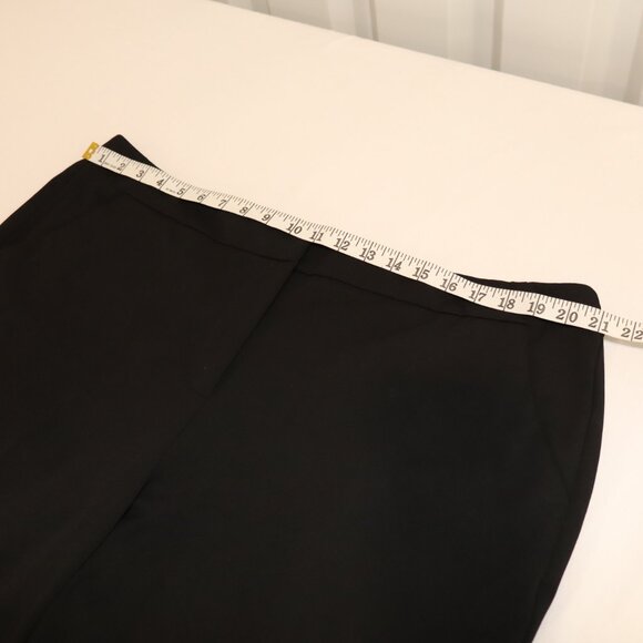Chico's Womens Black Wide Leg Trouser Pants Size 3.5 / 18R Classic Office Staple - Picture 5 of 7